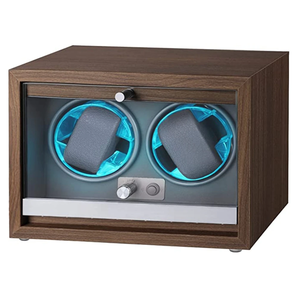 Watch Winder for Automatic Watches -Anti-Magnetic Watch Winders Ultra-Motor and 5 Rotation Mode Setting for Men Watches