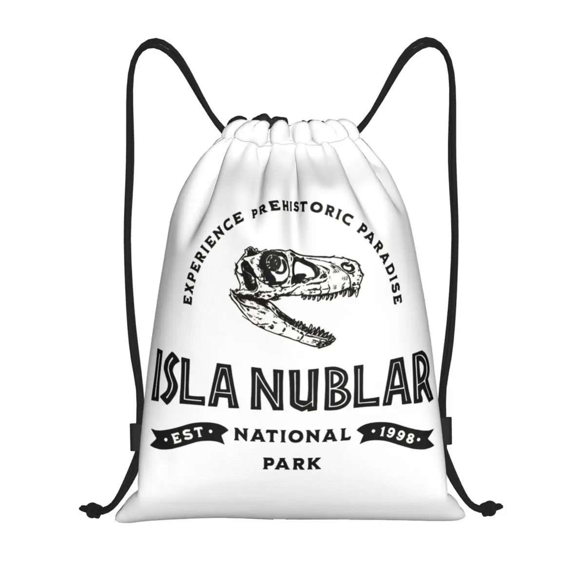 

Винтажные сумки Isla Nublar National Jurassic Park на шнурке, спортивный рюкзак, спортивный рюкзак, сумки на шнурке для бега