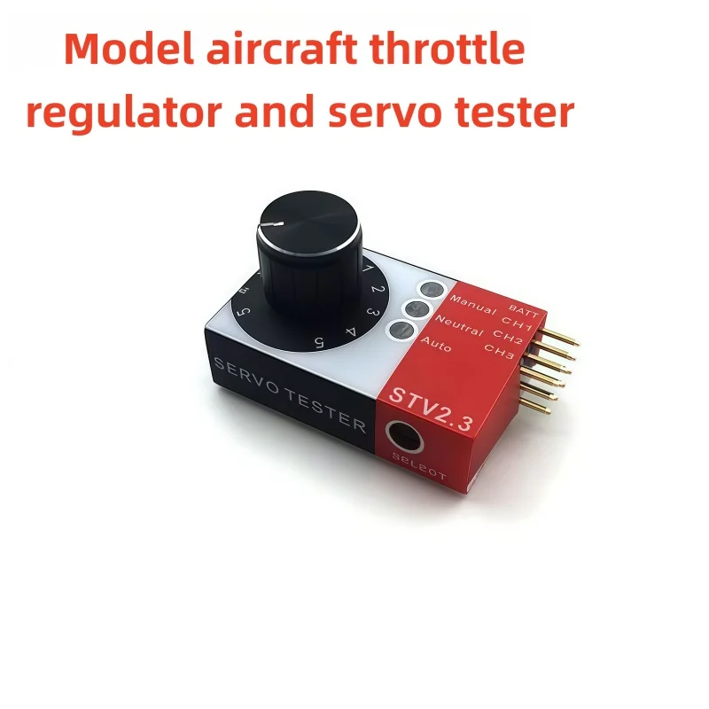 1/2/5 Stück Universelles Modellflugzeug-Gashebelzubehör STV2.3 Geschwindigkeitsregler Servo-Tester Motor Elektrischer Steuerungstester