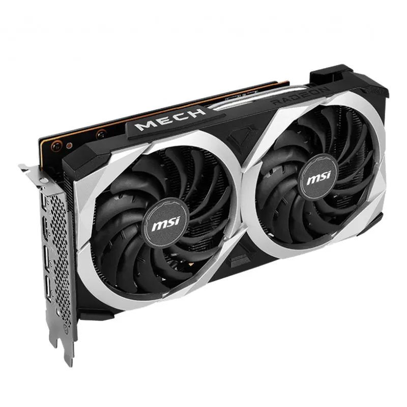 MSI Radeon RX 6600 MECH 2X 8G Новый GDDR6 128bit 7nm RX6600 видеокарты GPU графическая карта для настольного компьютера Поддержка AMD Intel CPU материнская плата