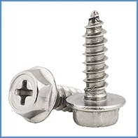 50 100 200 pcs M1.4 M1.7 M2 M2.5 M3  M3.5 M4 PWA  Mini Black Steel Phillips PWA Cross Round Head Self Tapping Screws with Washer