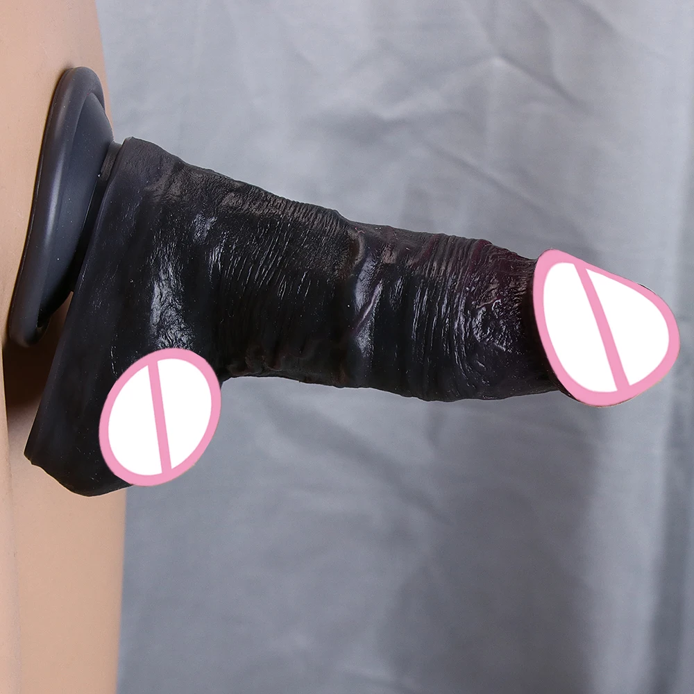 5Cm Diam Zachte Sexy Grote Penis Realistische Dildo Anale Seksspeeltjes Voor Vrouw Lul Dubbellaags Siliconen Zuignap G-Spot Stimulator