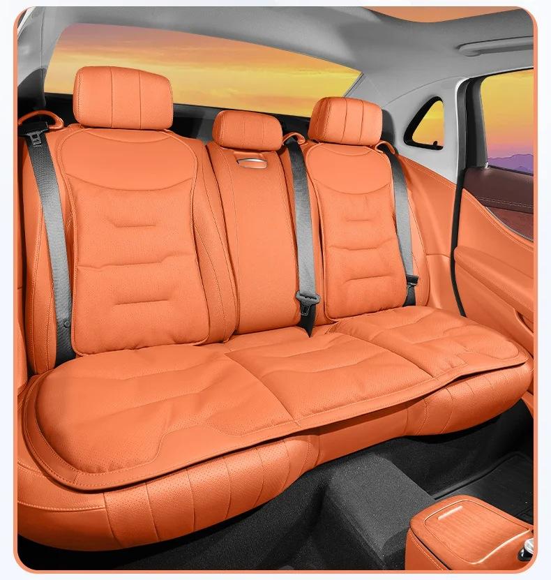 Für BYD Ato 3 Fafengtang F3 E6 Yuan Song Plus EV F0 Qinhan Dolphin S6 Autositz-Rückenlehnenkissenbezug Leder-Sitzschutzpolster – Detail 18