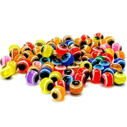1000Pcs 4/5/6/8mm Luminous Fish Eye Fishing Beads Mixed Color Carolina Rigs Taxes Rig Fishing Bead DIY Bass Fishing Tackle Pesca