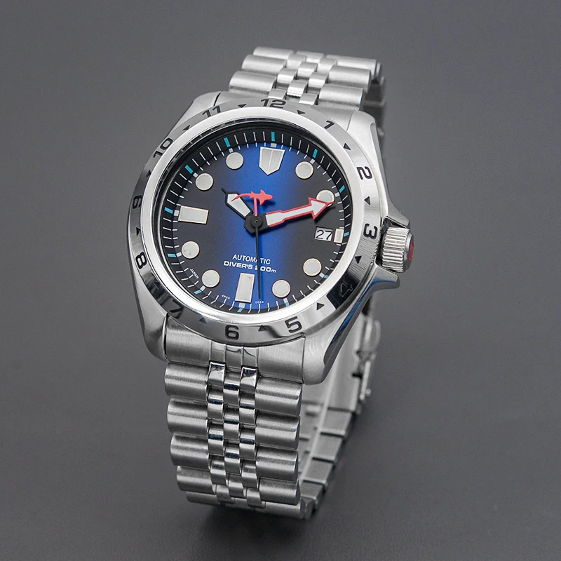 Nieuw ontwerp SKX007 herenhorloge Fit NH36 Automatisch uurwerk 316L roestvrij staal saffierglas 200M waterdicht horloge Horloge
