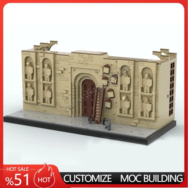 

2365 шт., модель серии известных фильмов Moc, строительные кирпичи, отличный зал, модульные наборы «сделай сам», сборочные блоки, игрушки, популярные рождественские подарки