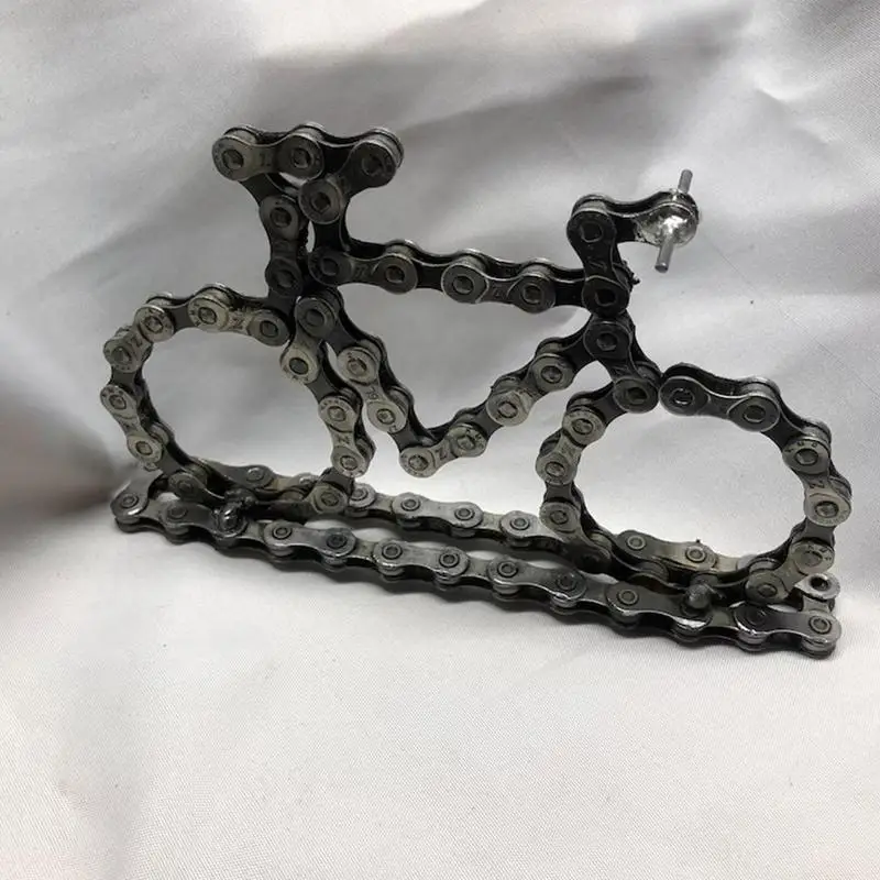 Bikes Model Ornament Metal Bikes Decoration & Figurines Stocking Stuffer Biking Ornament Exquisite Sturdy For Decorating