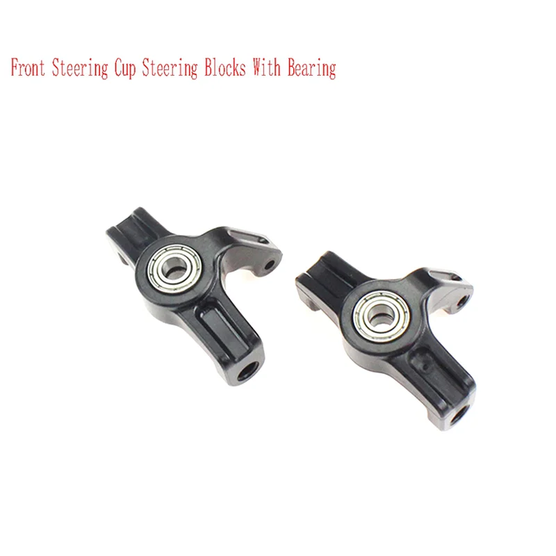 Отличные 2 шт. передние рулевые блоки с подшипником для Wltoys 104001 1/10, передняя крышка рулевой чашки радиоуправляемого автомобиля
