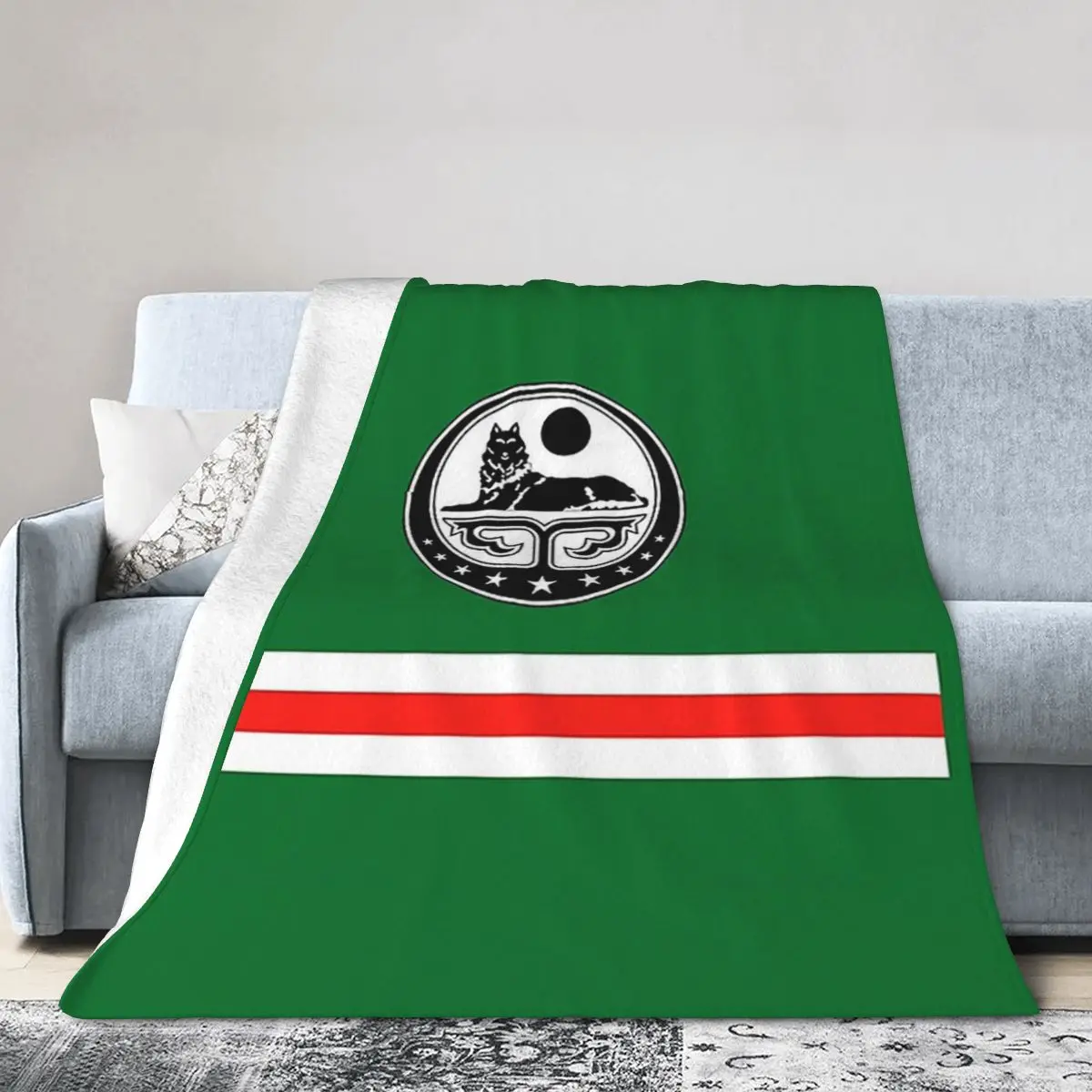 

ICHKERIA FLAG Blankets Soft Warm Flannel Throw Blanket Plush for Bed Living room Picnic Travel Home Sofa