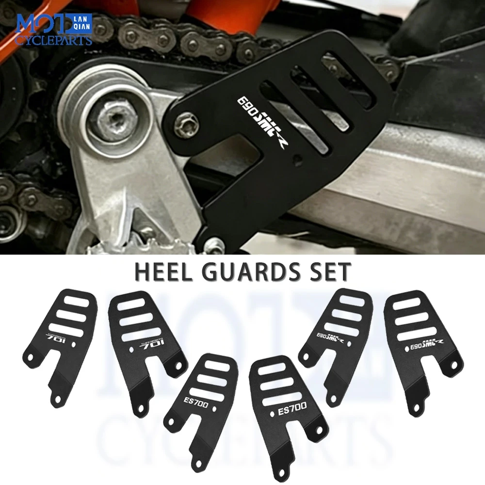For 690 Enduro/SMC/R 2008-2026 for Husqvarna 701 Enduro/Supermoto 2016-2026 for Gas Gas ES700 /SM700 Heel Guard Cover Protector