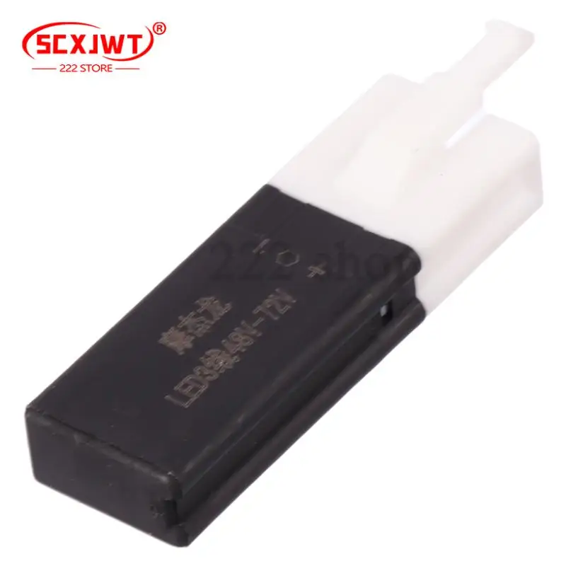 

48-72V 3-Pin Waterproof Flasher Relay IP67 for Motorcycle/Scooter Turn Signal LED Lights - Universal Fit