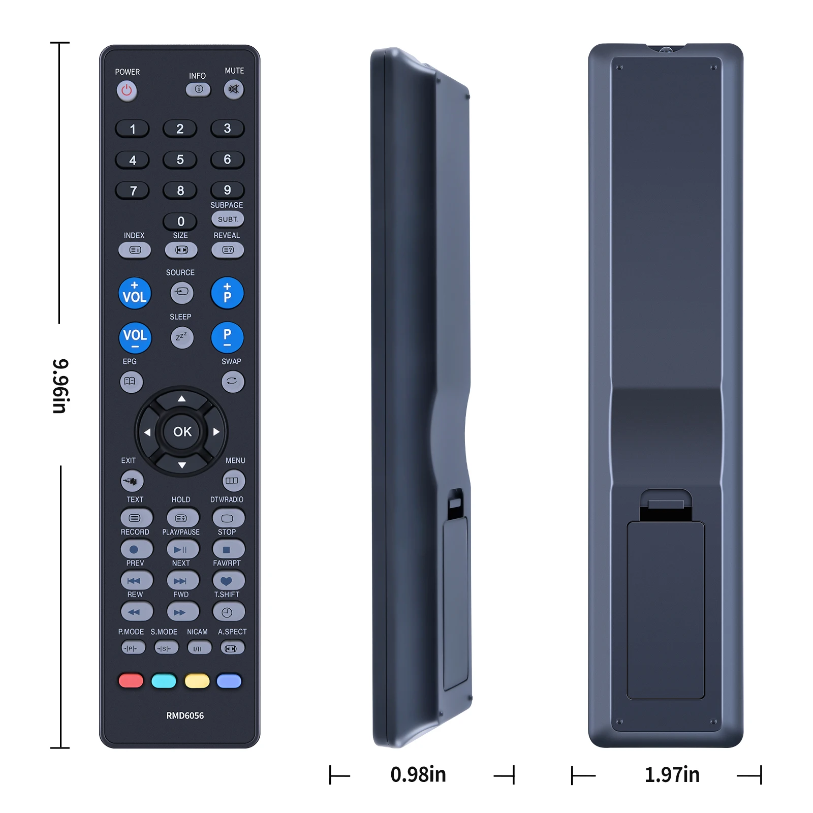 Remote Control RMD6056 baru untuk TV LCD Akura TV
