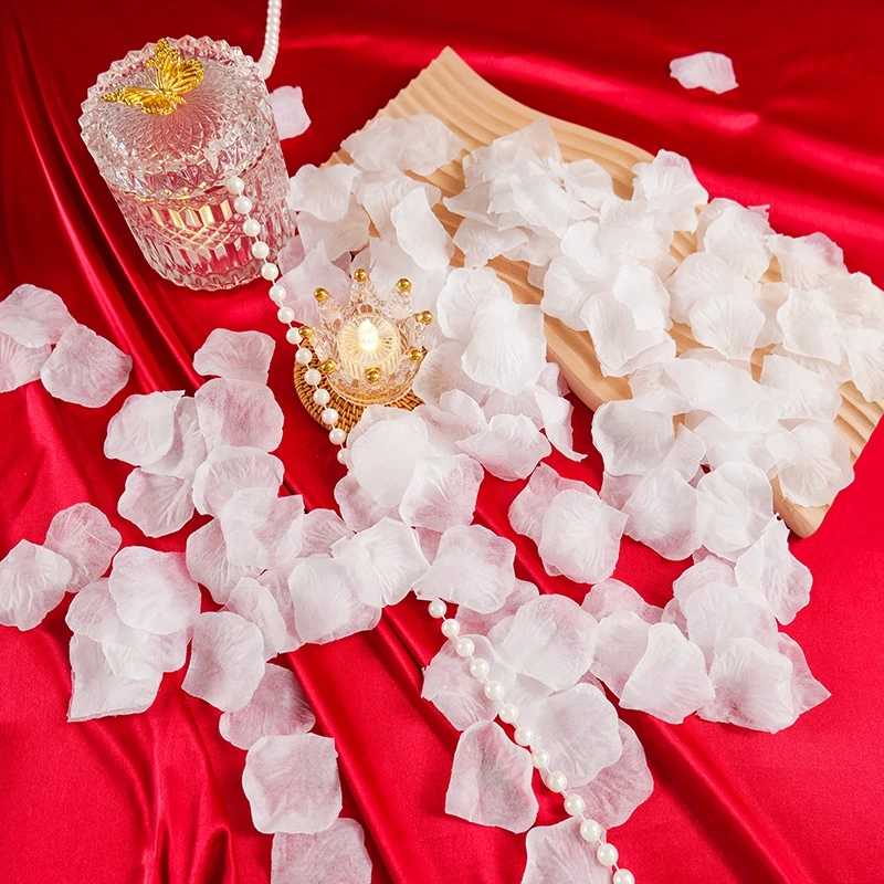 

500-20000Pcs Colorful Artificial Fake Rose Petals Red White Pink Roses Petal Flowers Romantic Wedding Party Valentine Decoration