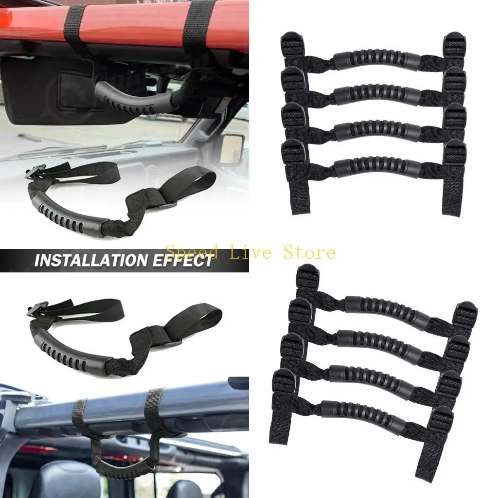 547C Grab Handle Roll Rod Grip Handle for Off Road Vehicle Top Handle Assist Support, Interior Accessories