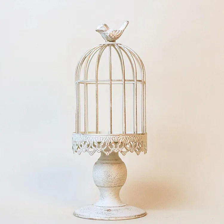 

Bird cage decorative ornaments, retro and creative Nordic TV cabinets, iron art home tabletop decorations, handicrafts