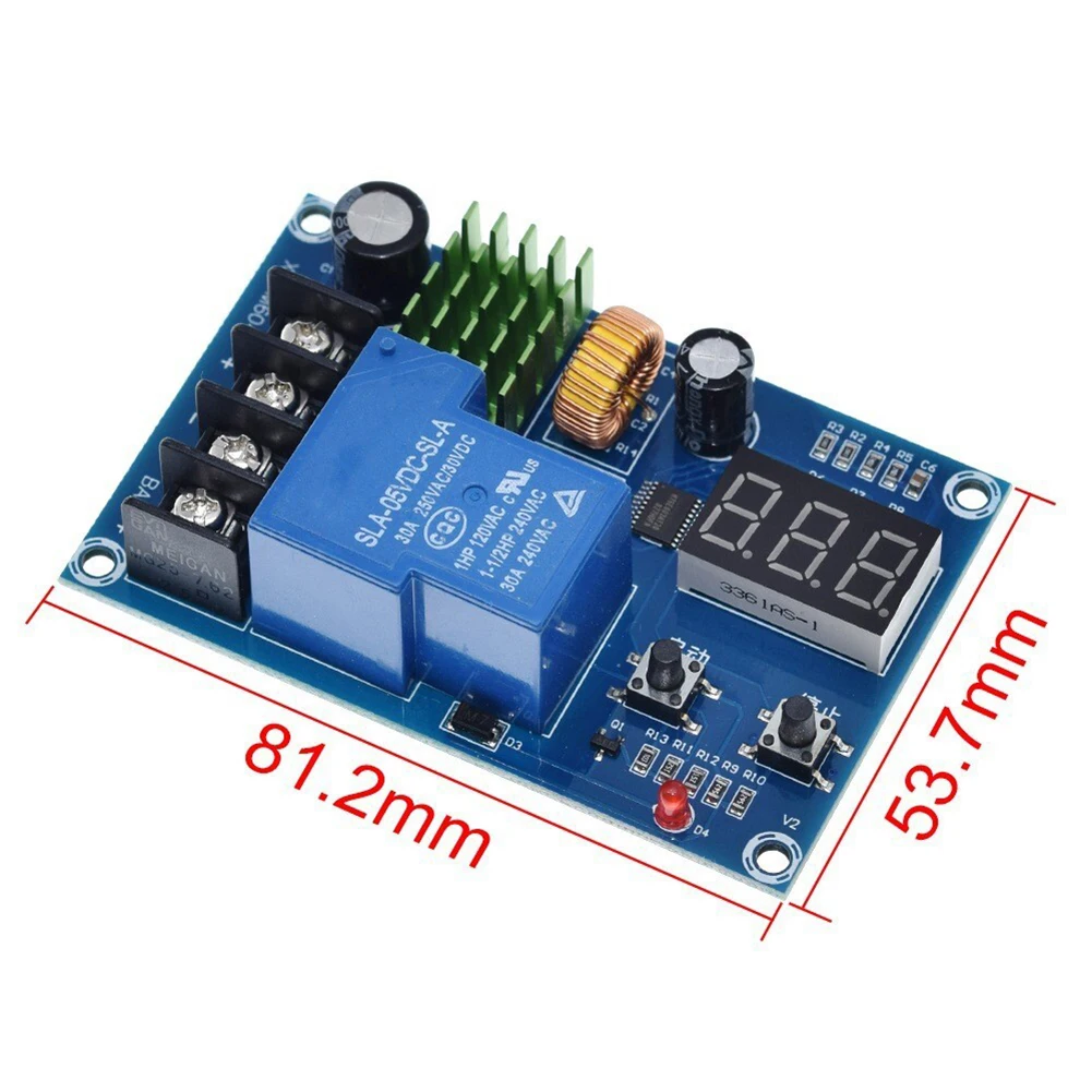 XH-M604 DC 6-60V For Battery For Charger Control 30A Relay Protection Board Switch For Solar Wind Energy Storage System PCB