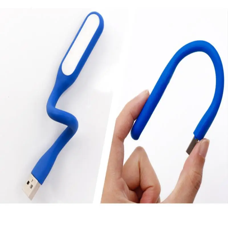 10 Color Portable 5V LED Reading Lamp Mini Book Light For Power Bank Laptop Computer Foldable Camping Night Lights Table Lamps