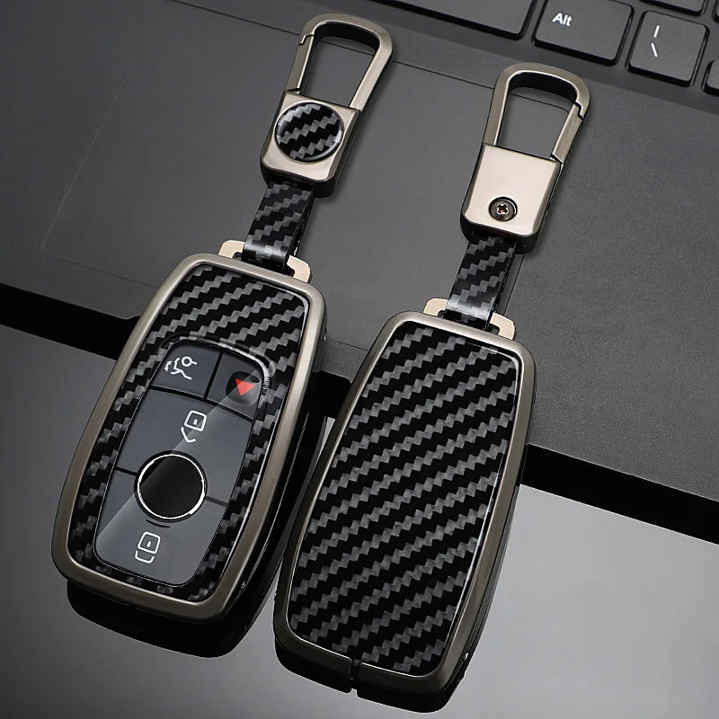 

Zinc Alloy Car Key Case Cover Shell For Mercedes Benz A C E S G Class GLC CLE CLA GLB GLK GLS W177 W205 W212 W213 W222 X167 AMG