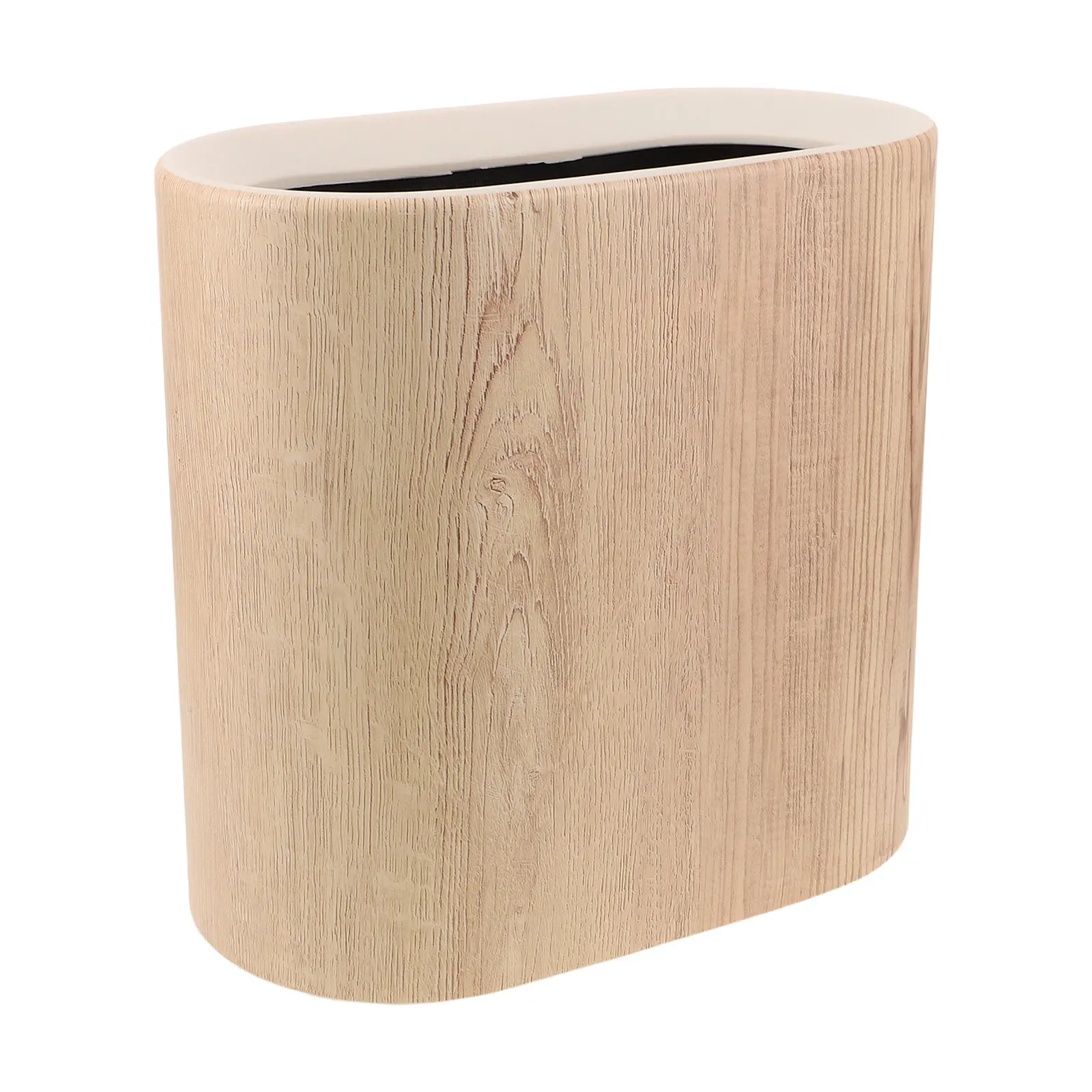 

Мусорное ведро с крышкой, узкое, бежевое, с герметичной крышкой, защита от домашних животных, для спальни, офиса, ванной комнаты, маленькая корзина для мусора