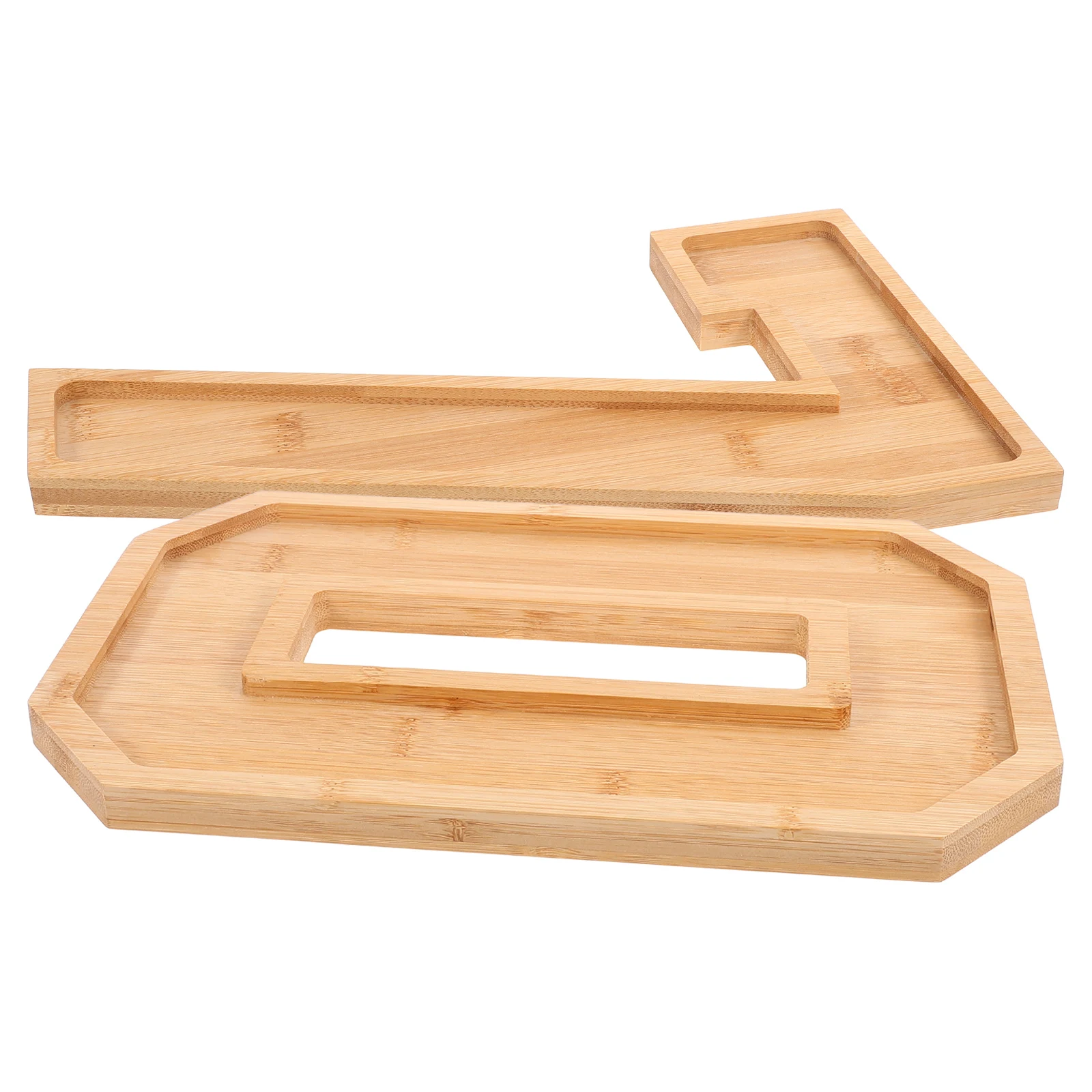 

Wooden Pallet Fruit Dessert Snacks Platter Fillable Charcuterie Numbers for Multi-function Tray Board Baking Household
