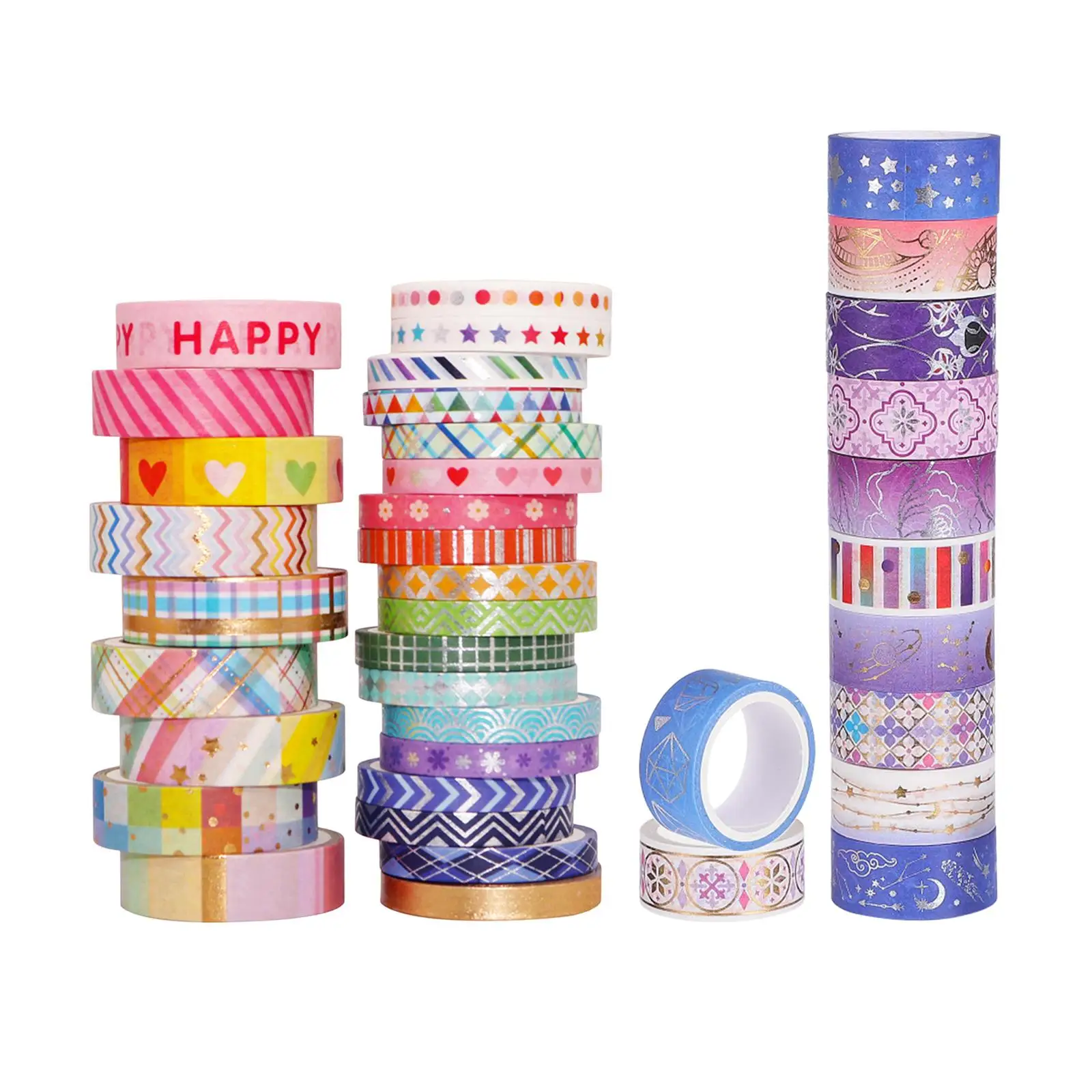 12/27X Gilding Washi Tape Adhesive Scrapbooking Photo Album Card Paper DIY