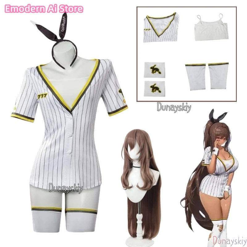 

Noyale Cosplay Anime Game NIKKE Cosplay Costume Noyale Sexy Baseball Uniform Suit Halloween Party Outfit for Women