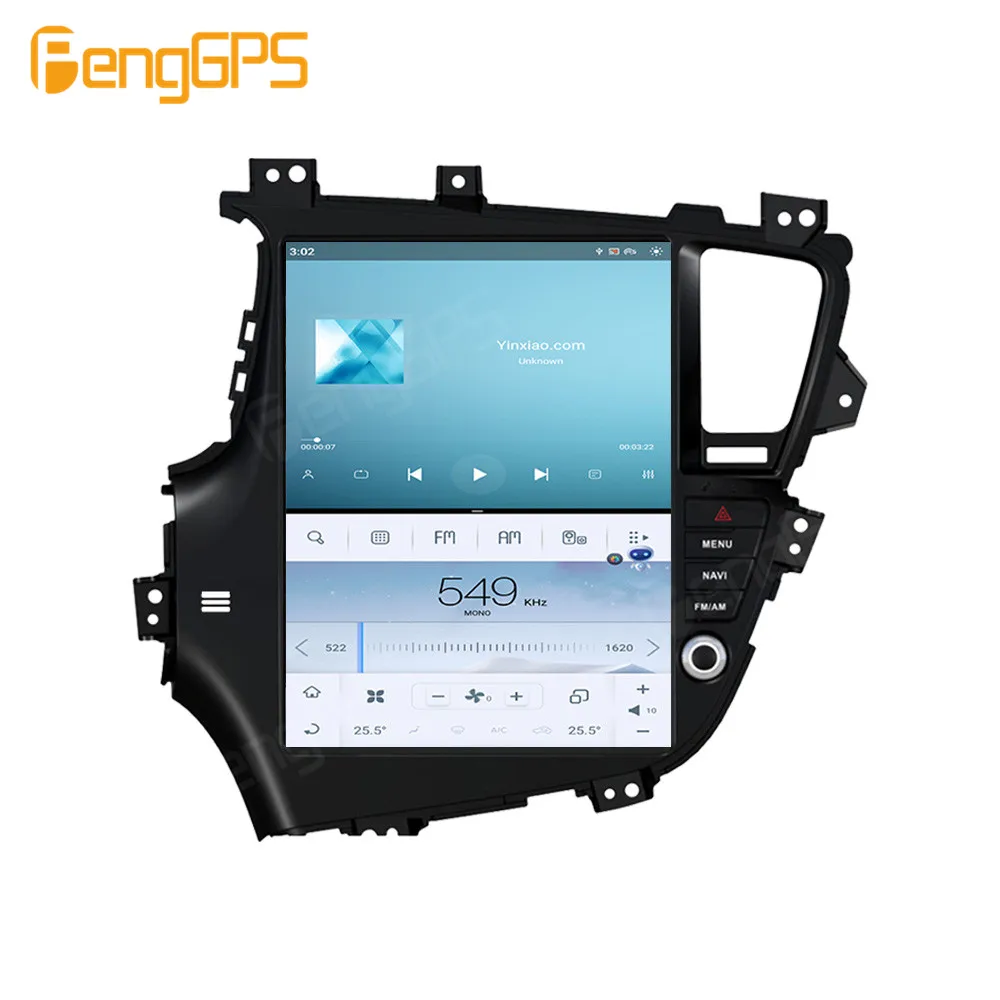 12.1 بوصة أندرويد 13 راديو السيارة CarPlay لكيا K5 2011-2015 شاشة تعمل باللمس مشغل وسائط متعددة نظام تحديد المواقع DSP رئيس وحدة السيارات ستيريو BT #2