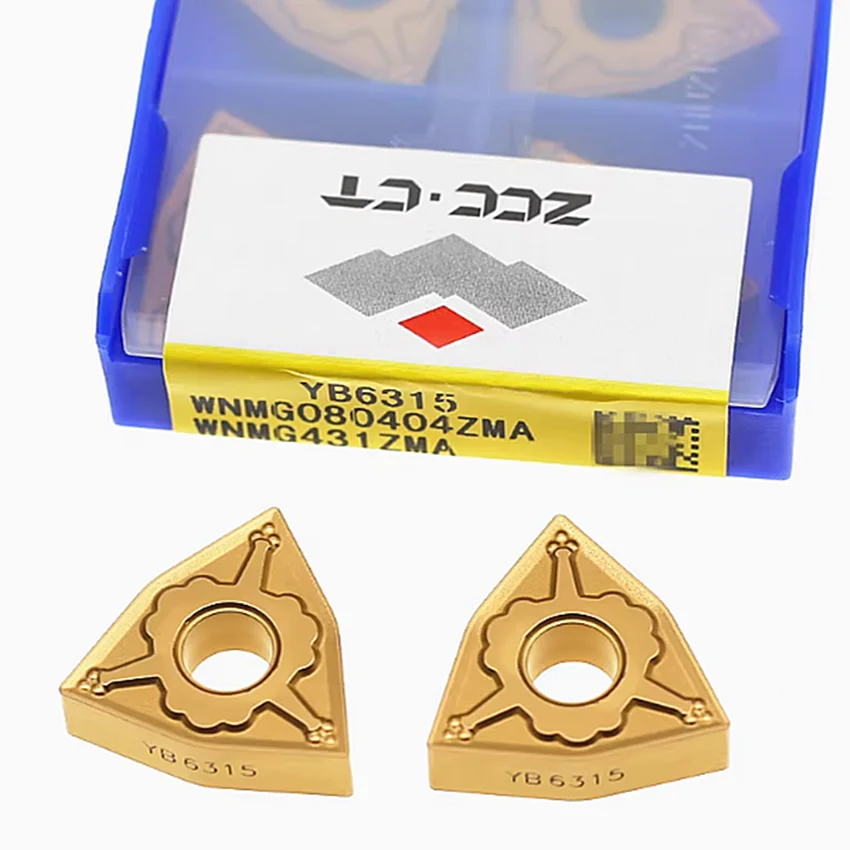 

WNMG080404ZMA YB6315/WNMG080408ZMA YB6315/WNMG080412ZMA YB6315 ZCC.CT CNC blade carbide inserts turning tools inserts 10pcs/box