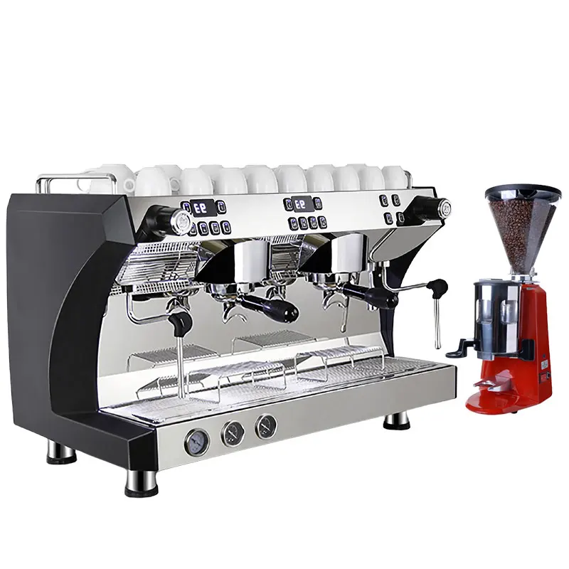 Industrial Coffee Machine With Gas and Electric Power for Outdoor Commercial Coffee Machine