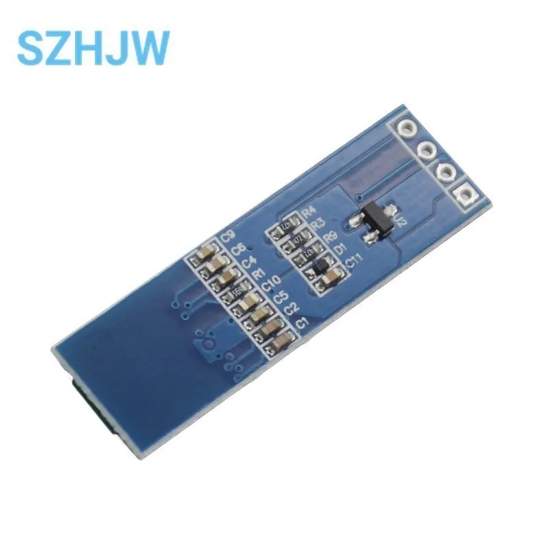 0,91 polegadas 128x32 IIC I2C branco/azul OLED LCD módulo DIY SSD1306 driver IC DC 3.3V 5V para arduino