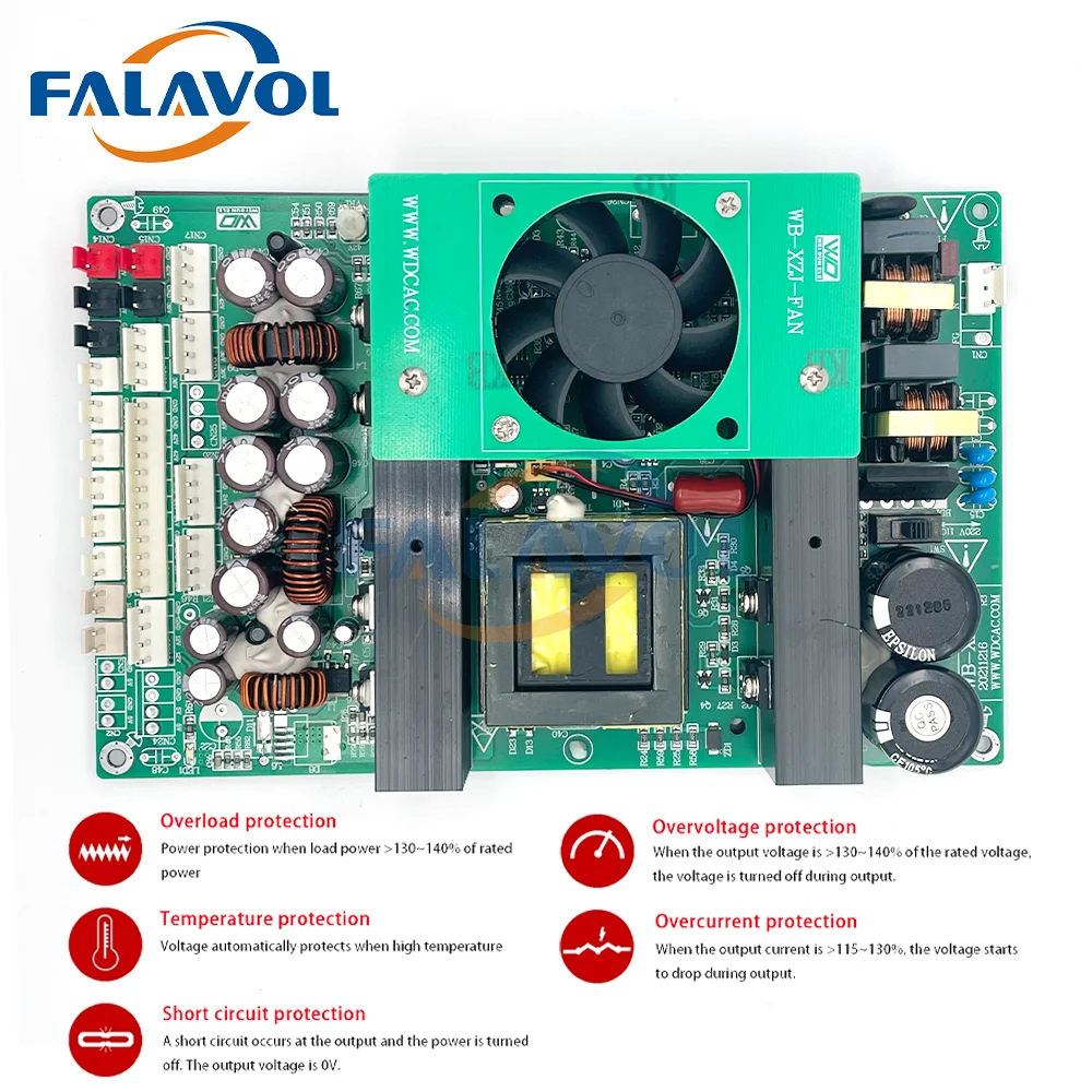 

FALAVOL High-quality all-in-one copper power transformer for large format printer (AC 110V/220V to DC 5V/12V/24/36/42V)