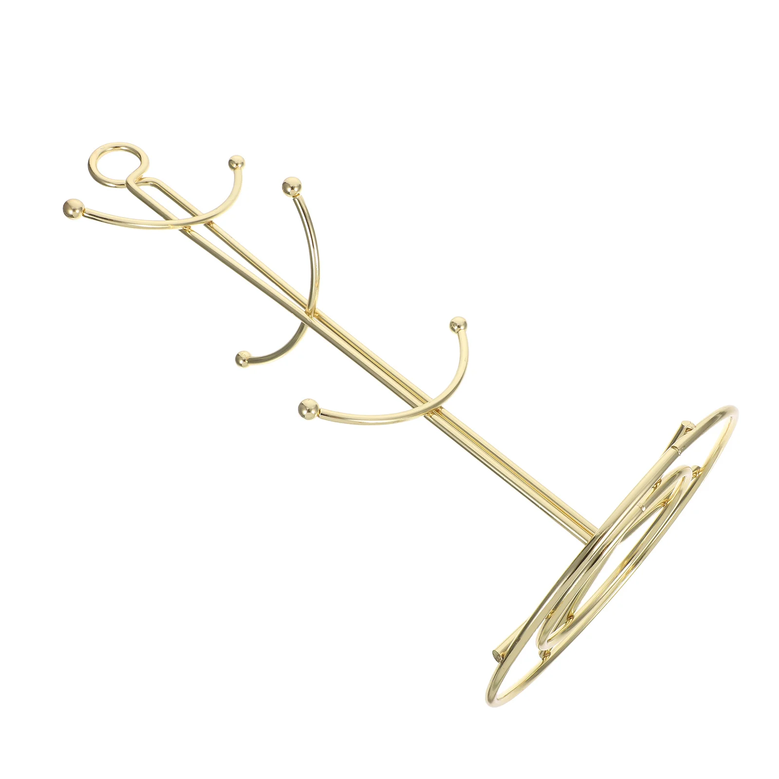 

Подвесной держатель для чашки в форме дерева, Золотая железная сливная стойка для стеклянных кофейных кружек, полка для хранения, вешалка для чашек, органайзер