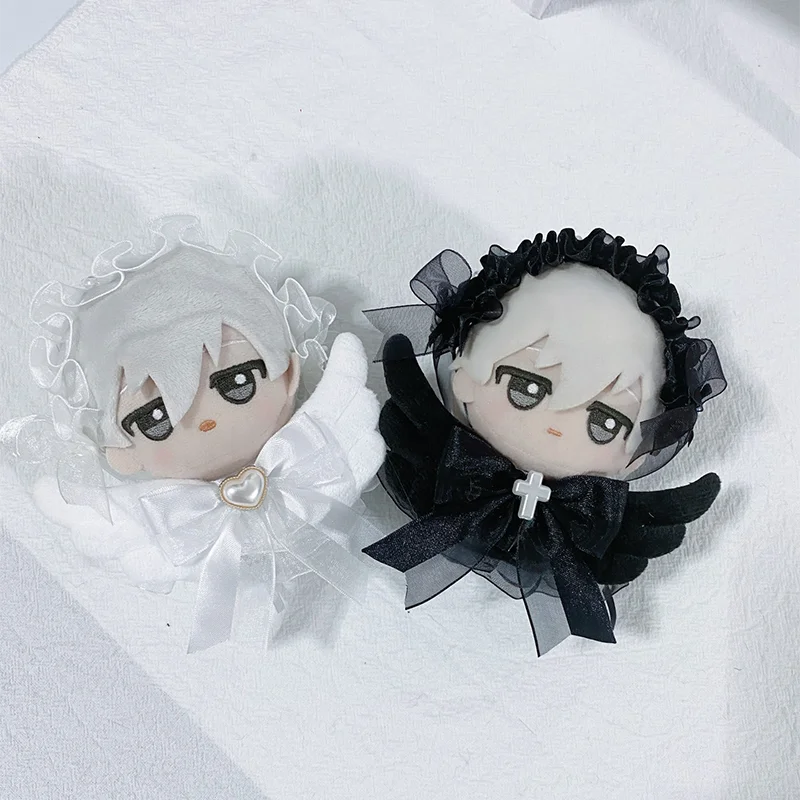 

10 см хлопковая кукла модная ручная работа на заказ одежда серии ангелов 10 см кукла Нуну изысканные аксессуары с крыльями ангела