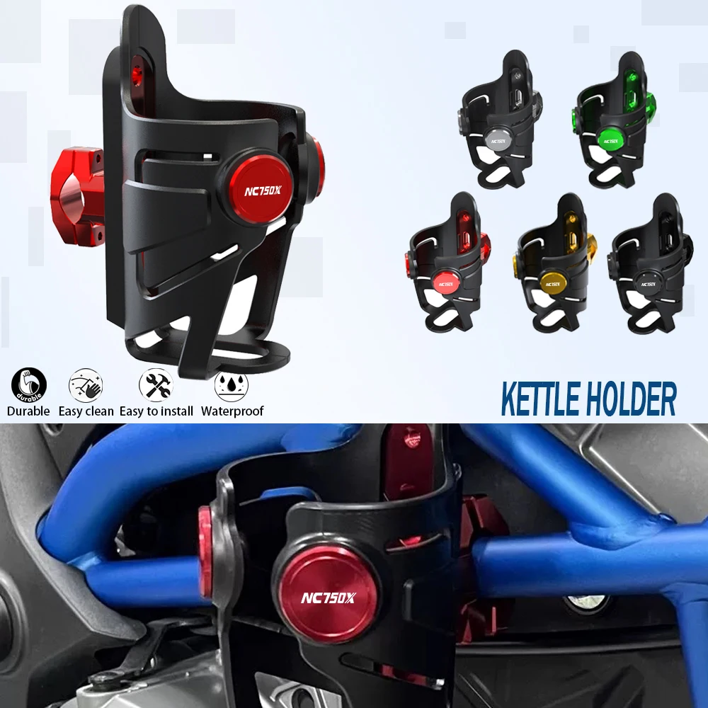 

For Honda NC750X NC 750X 750 X 2014-2023 2024 2022 2021 Motorcycle Beverage Water Bottle Cage Drinks Holder Water Cup Holder