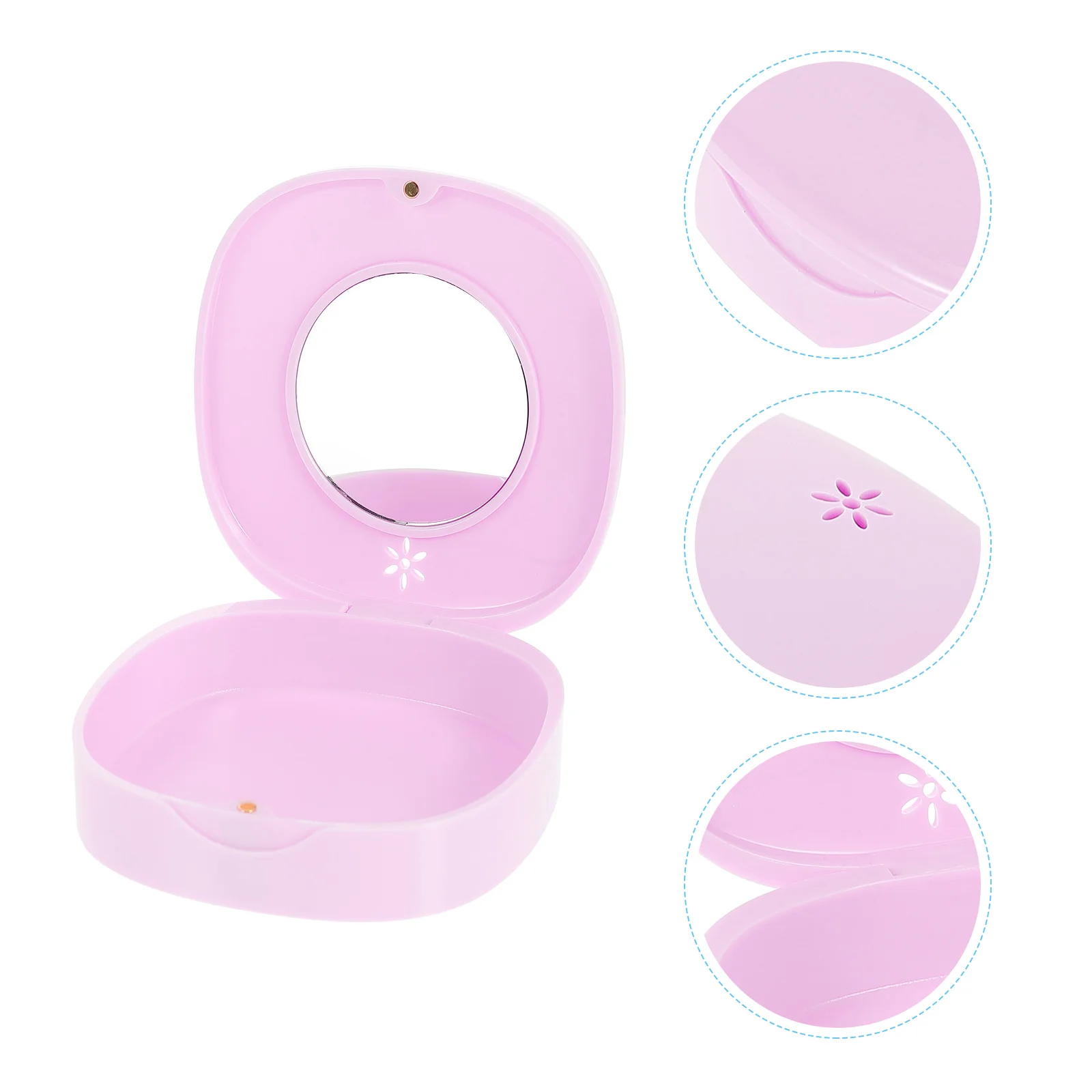 Braces Storage Box Portable Retainer Case Invisible Soaking Pp Cute Cleaner Container Child Cleaning
