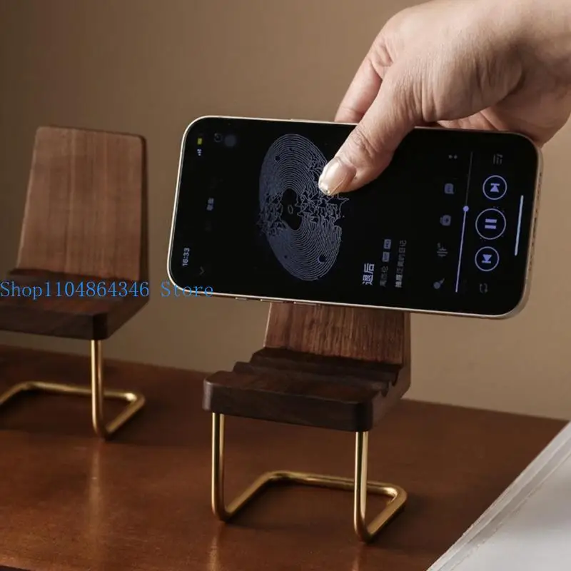 

5ASD Деревянный стул подставка для подставки для мобильного телефона Док 2ANGE