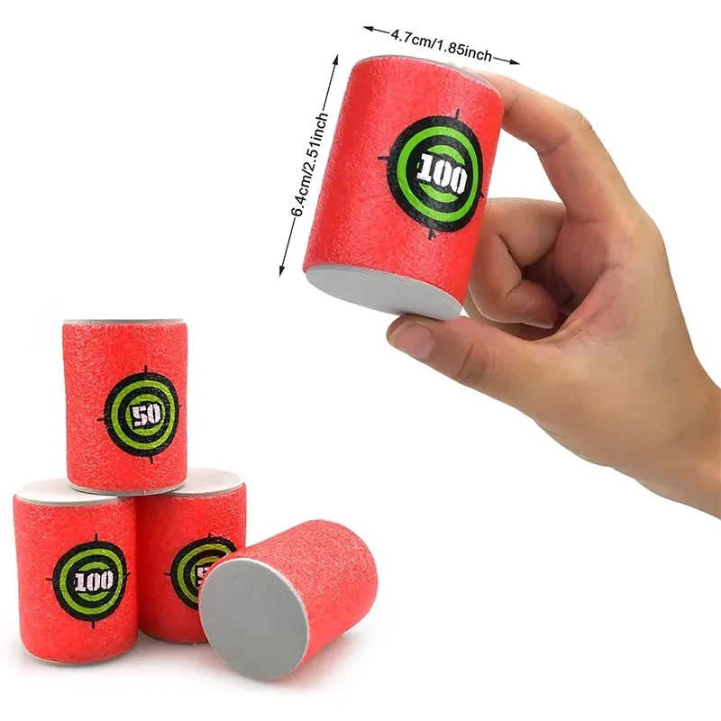 6PCS EVA โฟม Bullet Target Dart ของเล่นสําหรับ Nerf N-strike Blasters คงที่ Elite เกมเด็กอุปกรณ์การฝึกอบรมของเล่น