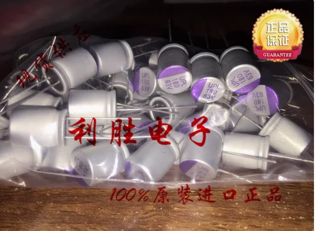 

20pcs/lot original Japan UNICON 63V 180UF UPL 10X12.5MM 125 degree solid-state aluminum electrolytic capacitors free shipping