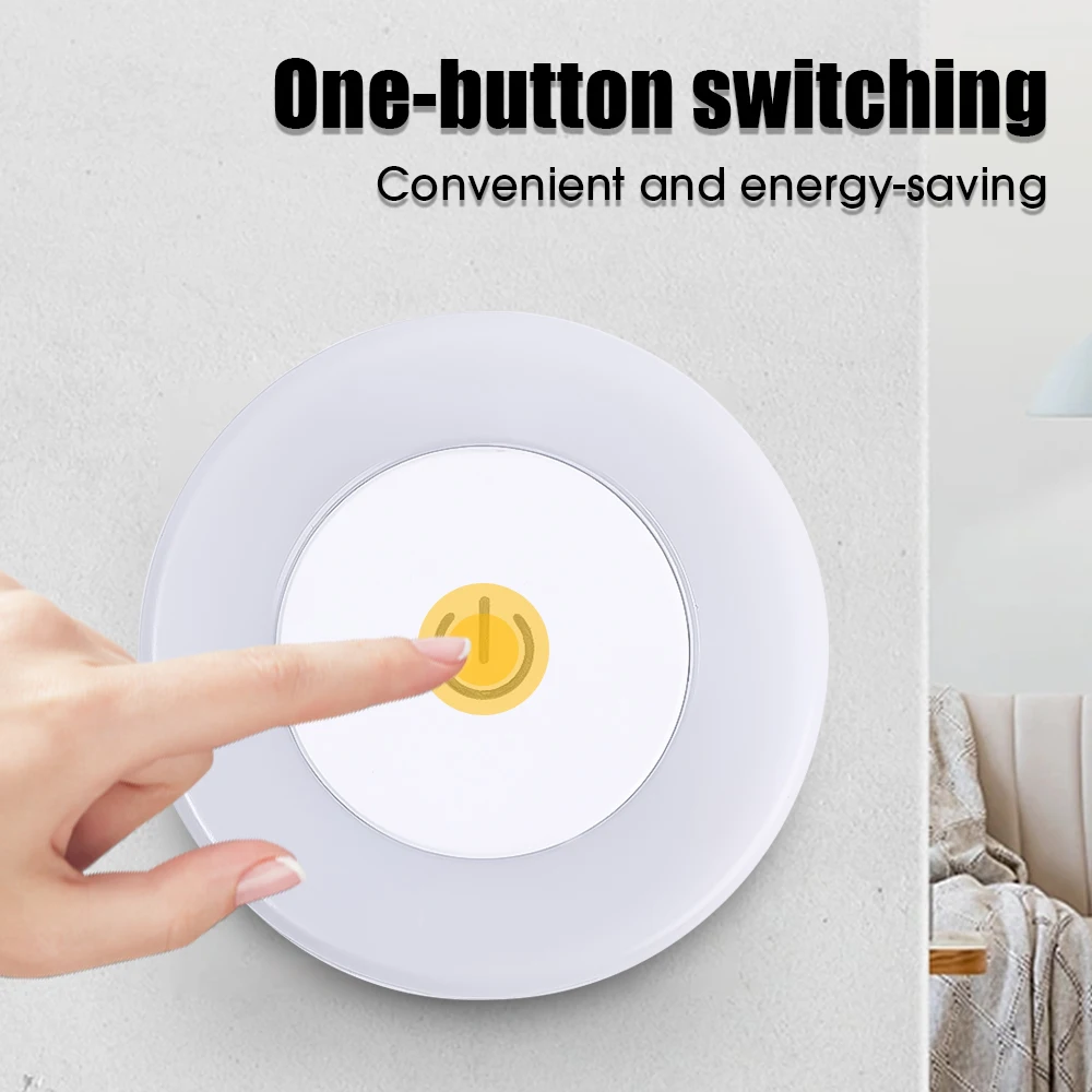 Portátil Rodada LED Night Light, Touch Table Lamp, Bedside Lamp, Quarto Decoração Luz com Sensor de Toque, USB Recarregável, Kids 'Presentes