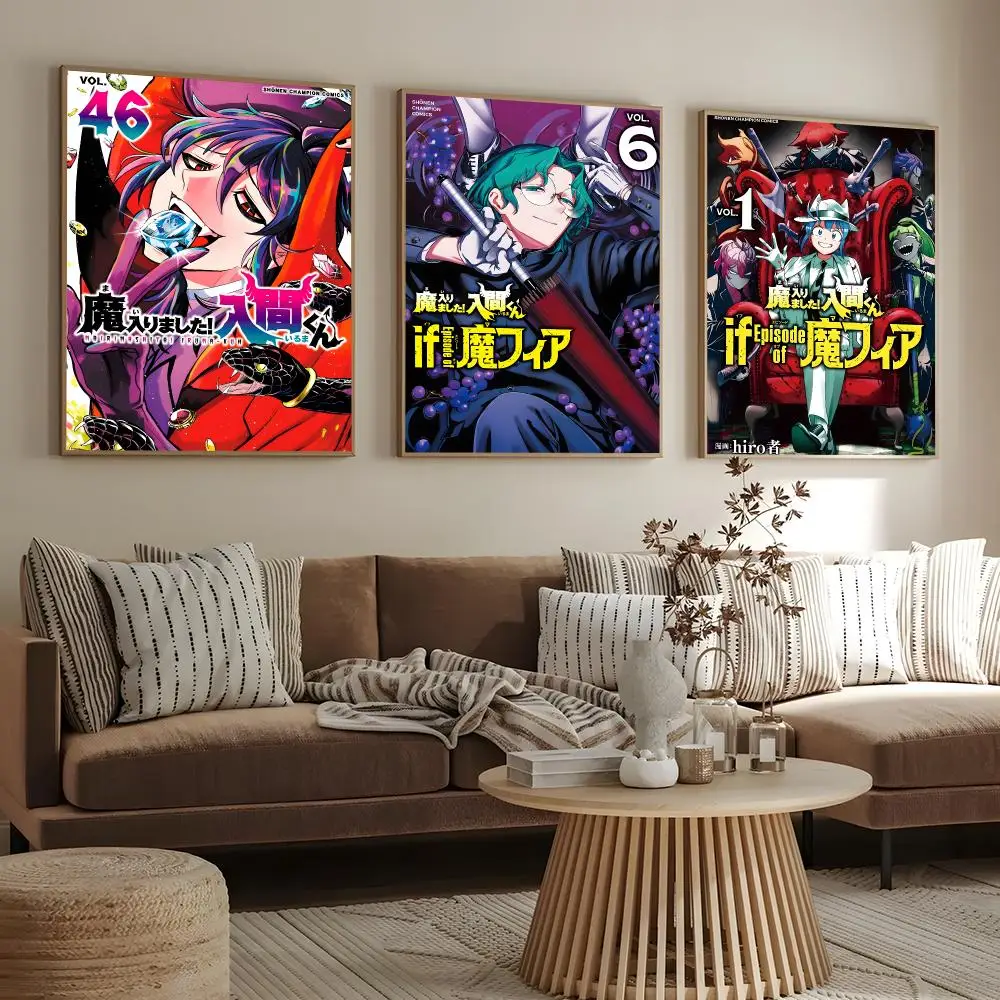 Anime Welcome To Demon School Iruma kun Poster HD Modern Aesthetic Wall Prints, Stylish Home Decor for Living Room Bedroom