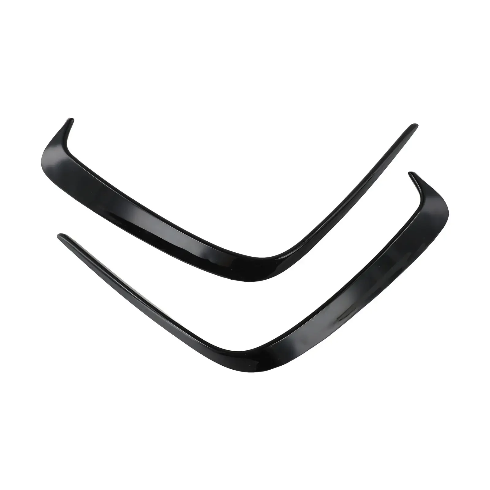 

Stylish Design Car Accessories Canards Canards 2Pcs Abs Plastic For Replacement Lip Spoiler Splitter Rear Bumper