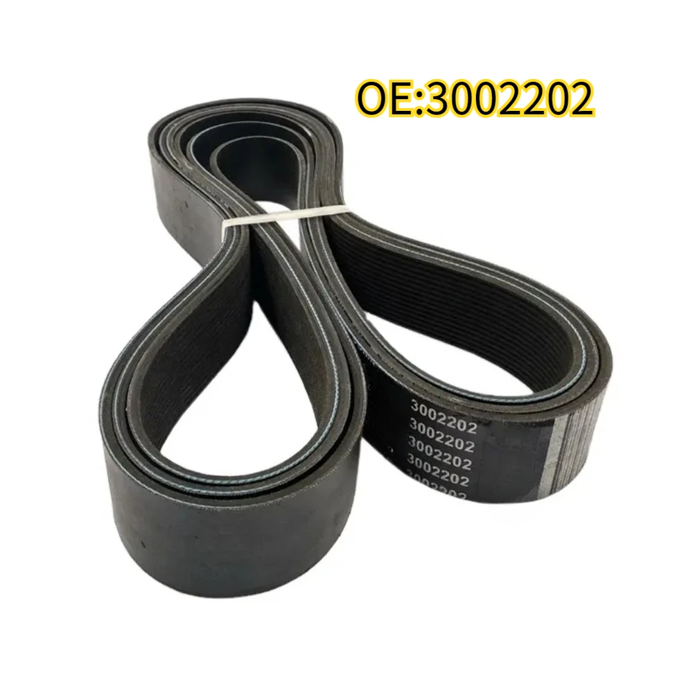 Original High Quality New For 3002202 V Ribbed Belt for Engine K19 K38 NT855 3002202 5412996 15PK1475