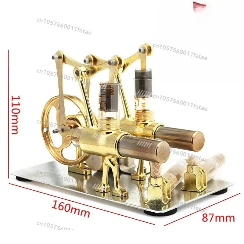 

Engine Balance Miniature Model， Steam Technology Science Power Generation Experiment Toy
