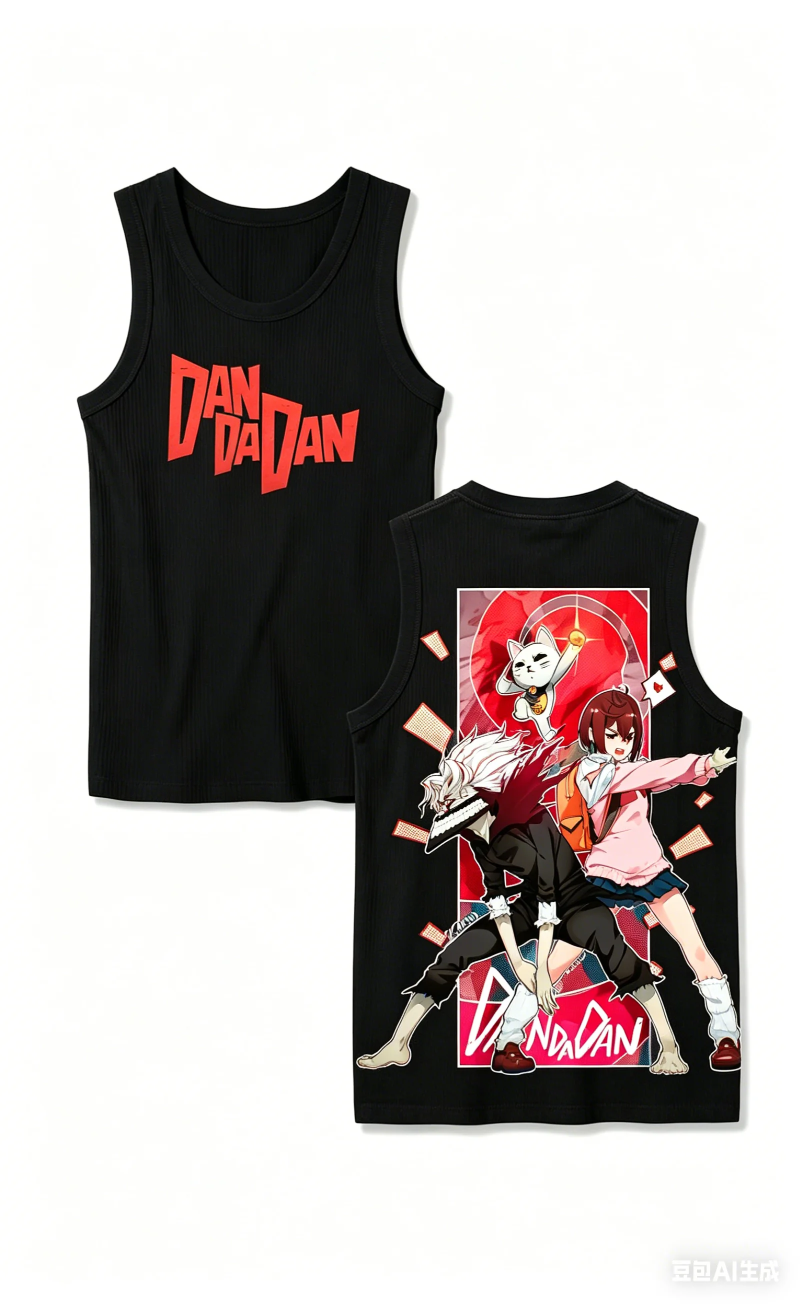 Dan Da Dan New Model Ribbed Tank Streetwear Anime Lover personality Clothes Year round clothing Unisex soft high quality gift