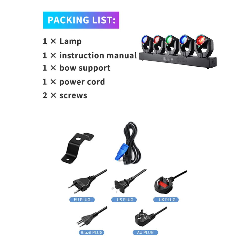 180W Disco scène lumière DMX512 contrôle rotatif DJ Mobile RGBW tête mobile LED faisceau effet éclairage pour discothèque Club événement Bar