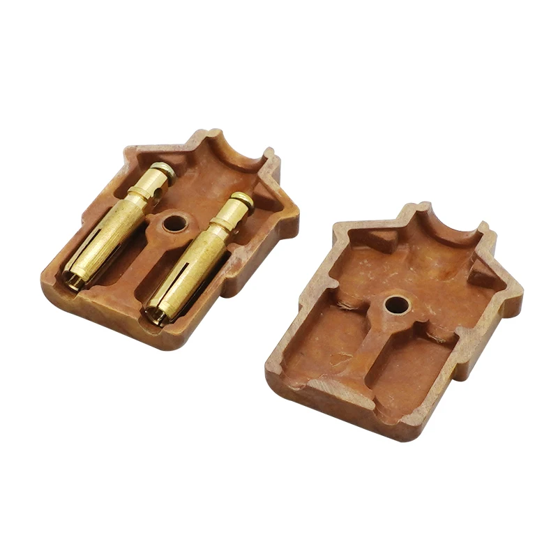 10A Pair Bakelite Plug Female-Male Connector Stage Lights Plug Pro Lighting 2 round PIN Rewireable Socket Plug Set