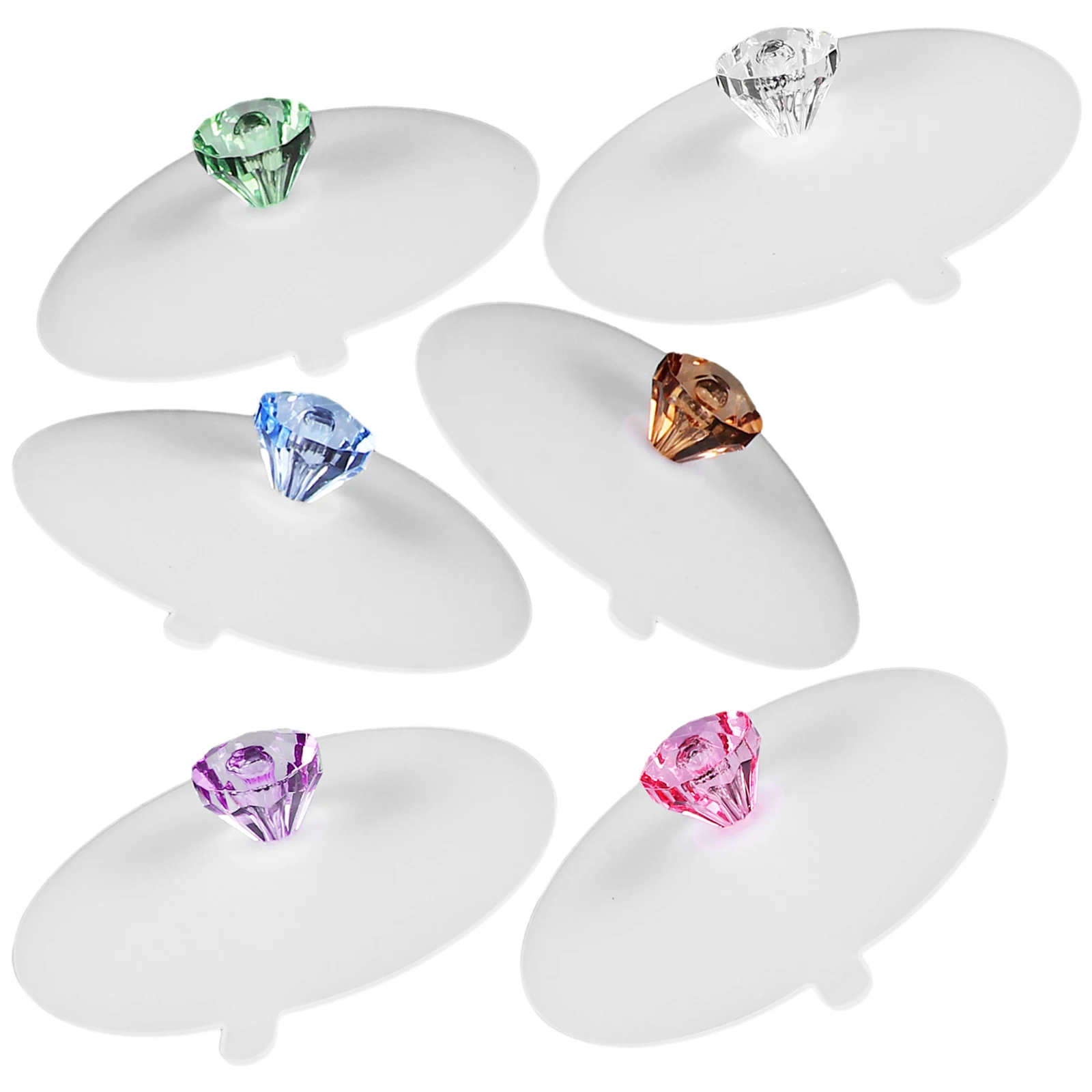 

6 Pcs Glasses Silicone Dustproof Cup Lid Hot Lids Drink Mug Cover Cold Child