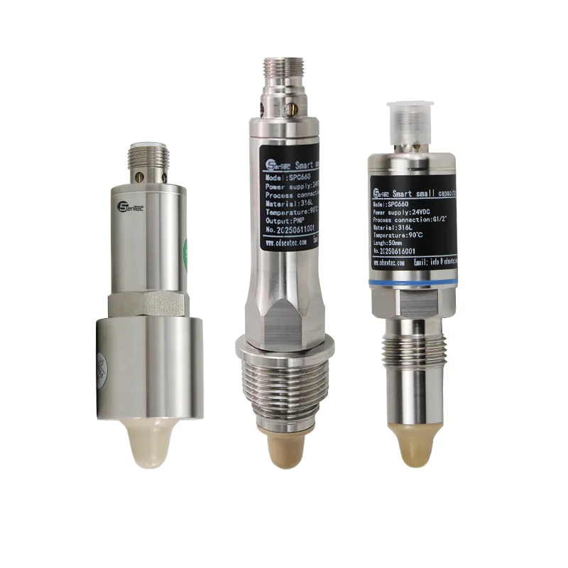 High Precision Level Measuring Instruments Capacitive Liquid Level Switch Sensor SS304/316 Capacitance Level Transmitter