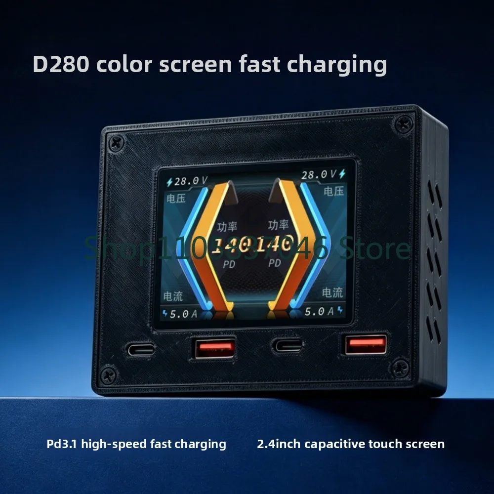 OLED screen multi protocol fast charging module PD100W charging module SW3518 with screen