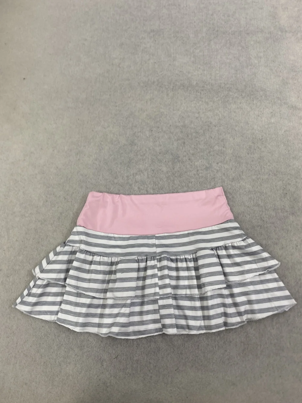 Women Y2K Low Rise Fold Waist Tiered Ruffle Mini Skort Layered Culottes Streetwear For Daily Dating Hangout Casual Occasions
